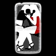 Coque Samsung Galaxy Ace3 Illustration bisou lesbienne