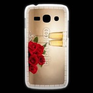 Coque Samsung Galaxy Ace3 Coupe de champagne, roses rouges