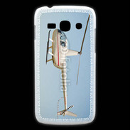 Coque Samsung Galaxy Ace3 Hélicoptère R44 blanc