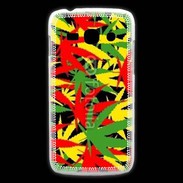 Coque Samsung Galaxy Ace3 Fond de cannabis coloré