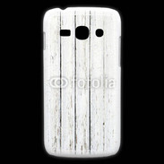 Coque Samsung Galaxy Ace3 Aspect bois blanc vieilli