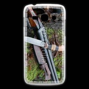 Coque Samsung Galaxy Ace3 Fusil de chasse et couteau 2