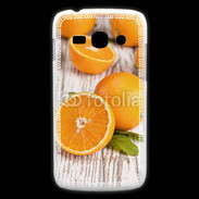Coque Samsung Galaxy Ace3 Belles oranges sur fond en bois