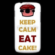 Coque Samsung Galaxy Ace3 Keep calm eat cake