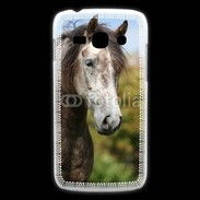 Coque Samsung Galaxy Ace3 Portrait cheval arabe gris 1