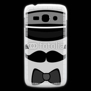 Coque Samsung Galaxy Ace3 Moustache et casquette tête de mort