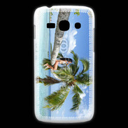 Coque Samsung Galaxy Ace3 Palmier et charme sur la plage