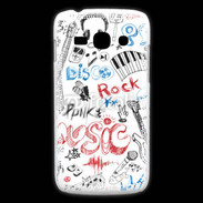 Coque Samsung Galaxy Ace3 Eléments de musique en dessin