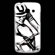 Coque Samsung Galaxy Ace3 Dessin de cycliste
