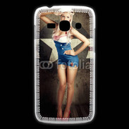 Coque Samsung Galaxy Ace3 Femme mode militaire US