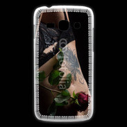 Coque Samsung Galaxy Ace3 Lingerie et rose rouge