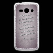 Coque Samsung Galaxy Ace3 Sympathiser Violet Citation Oscar Wilde