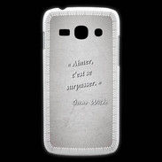 Coque Samsung Galaxy Ace3 Aimer Gris Citation Oscar Wilde