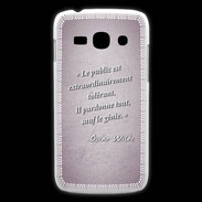 Coque Samsung Galaxy Ace3 Public génie Rose Citation Oscar Wilde