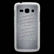 Coque Samsung Galaxy Ace3 Sympathiser Noir Citation Oscar Wilde