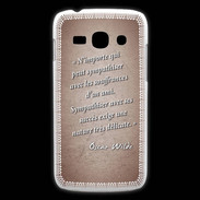 Coque Samsung Galaxy Ace3 Sympathiser Rouge Citation Oscar Wilde