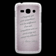 Coque Samsung Galaxy Ace3 Sympathiser Rose Citation Oscar Wilde