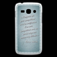 Coque Samsung Galaxy Ace3 Sympathiser Turquoise Citation Oscar Wilde