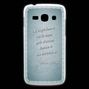Coque Samsung Galaxy Ace3 Expérience Turquoise Citation Oscar Wilde