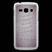 Coque Samsung Galaxy Ace3 Charme passé Violet Citation Oscar Wilde