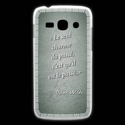 Coque Samsung Galaxy Ace3 Charme passé Vert Citation Oscar Wilde