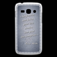Coque Samsung Galaxy Ace3 Femmes comprises Bleu Citation Oscar Wilde