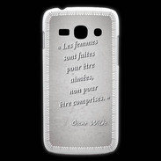 Coque Samsung Galaxy Ace3 Femmes comprises Gris Citation Oscar Wilde