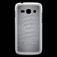 Coque Samsung Galaxy Ace3 Femmes comprises Noir Citation Oscar Wilde