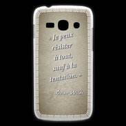Coque Samsung Galaxy Ace3 Résister Sepia Citation Oscar Wilde