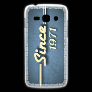 Coque Samsung Galaxy Ace3 Since 1971 Bleu