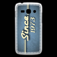 Coque Samsung Galaxy Ace3 Since 1973 Bleu