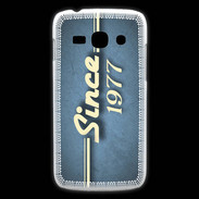 Coque Samsung Galaxy Ace3 Since 1977 Bleu