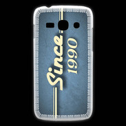 Coque Samsung Galaxy Ace3 Since 1990 Bleu