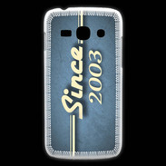 Coque Samsung Galaxy Ace3 Since 2003 Bleu