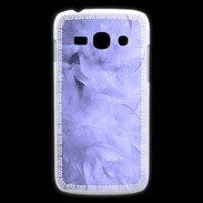 Coque Samsung Galaxy Ace3 Effet de plumes bleues PR