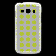 Coque Samsung Galaxy Ace3 pois gris & vert
