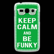 Coque Samsung Galaxy Ace3 Keep Calm Funky Vert