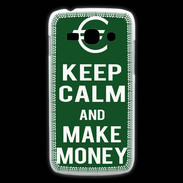 Coque Samsung Galaxy Ace3 Keep Calm Make money Vert