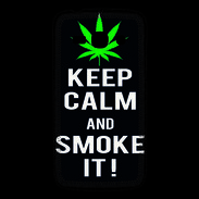 Coque Samsung Galaxy Ace3 Keep Calm Smoke Noir