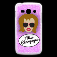 Coque Samsung Galaxy Ace3 Miss Champagne Rousse