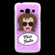 Coque Samsung Galaxy Ace3 Miss Fiesta Chatain
