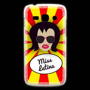 Coque Samsung Galaxy Ace3 Miss Latina Brune
