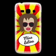 Coque Samsung Galaxy Ace3 Miss Latina Chatain
