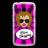 Coque Samsung Galaxy Ace3 Miss Shopping Rousse
