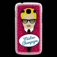Coque Samsung Galaxy Ace3 Mister Champagne Blond