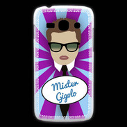 Coque Samsung Galaxy Ace3 Mister Gigolo Chatain
