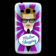 Coque Samsung Galaxy Ace3 Mister Shopping Roux
