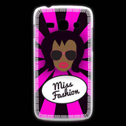 Coque Samsung Galaxy Ace3 Miss Fashion Black