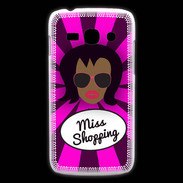 Coque Samsung Galaxy Ace3 Miss Shopping Black