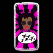 Coque Samsung Galaxy Ace3 Miss Swag Black